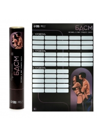 Плакат для двоих со скретч-слоем «БДСМ» - Сима-Ленд - купить с доставкой в Самаре