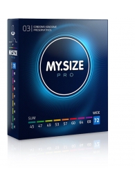 Презервативы MY.SIZE размер 72 - 3 шт. - My.Size - купить с доставкой в Самаре
