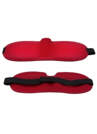 Красная глухая маска на резинке - Sitabella - купить с доставкой в Самаре