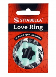 Цветное эрекционное кольцо с 5 бусинами Love Ring - Sitabella - в Самаре купить с доставкой