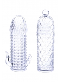 Набор из 2 прозрачных насадок на член Seductive Tickler Sleeves Set - NMC - в Самаре купить с доставкой