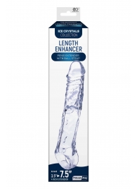 Прозрачная насадка-удлинитель Length Enhancer с подхватом - 22,3 см. - NMC - в Самаре купить с доставкой