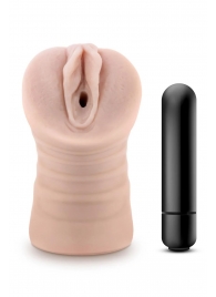 Телесный мастурбатор-вагина Ayumi с вибрацией - Blush Novelties - в Самаре купить с доставкой
