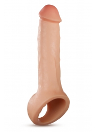 Телесная насадка-удлинитель Thrive 8.75 Inch Realistic Penis Extender Sleeve - 22,2 см. - Blush Novelties - в Самаре купить с доставкой