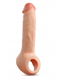 Телесная насадка-удлинитель Thrive 8.75 Inch Realistic Penis Extender Sleeve - 22,2 см. - Blush Novelties - в Самаре купить с доставкой