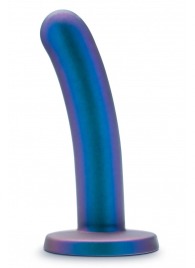Синяя насадка с гладкой поверхностью Surrender 5.75 Inch Intermediate Pegging Dildo - 14,6 см. - Blush Novelties - купить с доставкой в Самаре