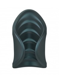 Серый сквозной мастурбатор с вибрацией Manwan Starter - Manwan - в Самаре купить с доставкой