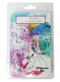 Набор из 3 эрекционных прозрачных колец - Boys of Toys - в Самаре купить с доставкой