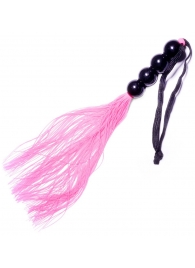Розовая силиконовая плеть - 35,5 см. - Boys of Toys - купить с доставкой в Самаре