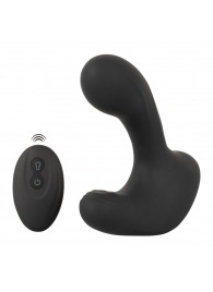 Черная анальная вибропробка с функцией расширения RC Butt Plug with 3 functions - Orion - в Самаре купить с доставкой