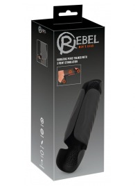 Черный вибромастурбатор с трехточечной стимуляцией Penis Trainer with 3 Point Stimulation - Orion - в Самаре купить с доставкой