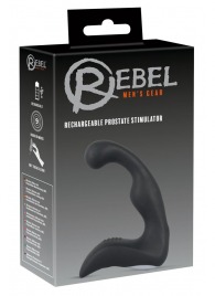 Черный перезаряжаемый стимулятор простаты с вибрацией - 14,6 см. - Orion - в Самаре купить с доставкой