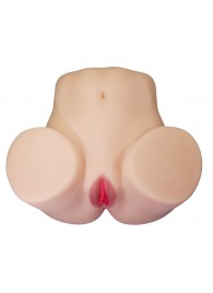 Телесный мастурбатор Julia с 2 любовными каналами - Baile - в Самаре купить с доставкой