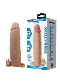 Телесная насадка на пенис Xerxes - 22 см. - Baile - в Самаре купить с доставкой