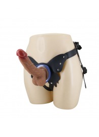 Поясной страпон Wells: трусики в форме бабочки и фаллоимитатор-насадка - Baile - купить с доставкой в Самаре