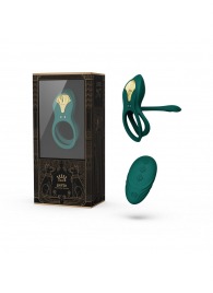 Зеленое эрекционное виброкольцо Bayek с пультом ДУ - Zalo - в Самаре купить с доставкой