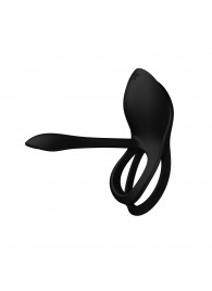 Черное эрекционное виброкольцо Bayek с пультом ДУ - Zalo - в Самаре купить с доставкой