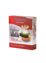 Стимулирующая насадка Sitabella Extender  Красный молодец - Sitabella - купить с доставкой в Самаре