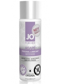 Лубрикант на водной основе для женщин JO AGAPE LUBRICANT ORIGINAL - 60 мл. - System JO - купить с доставкой в Самаре