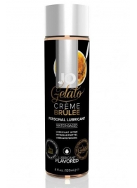 Лубрикант с ароматом крем-брюле JO GELATO CREME BRULEE - 120 мл. - System JO - купить с доставкой в Самаре