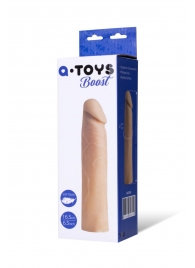 Реалистичная насадка с ярко выраженной головкой - 16,5 см. - A-toys - в Самаре купить с доставкой