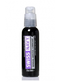 Возбуждающий гель-лубрикант на водной основе Sensual Arousal Lubricant - 59 мл. - Swiss navy - купить с доставкой в Самаре