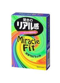 Презервативы Sagami Xtreme Miracle Fit - 5 шт. - Sagami - купить с доставкой в Самаре