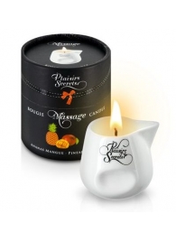 Массажная свеча с ароматом манго и ананаса Bougie de Massage Ananas Mangue - 80 мл. - Plaisir Secret - купить с доставкой в Самаре