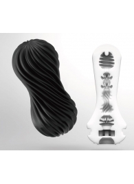 Мастурбатор FLEX Rocky Black с плотным рельефом - Tenga - в Самаре купить с доставкой