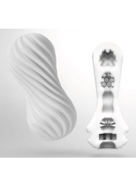 Мастурбатор FLEX Silky White с мягким рельефом - Tenga - в Самаре купить с доставкой