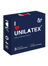 Ультрапрочные презервативы Unilatex Extra Strong - 3 шт. - Unilatex - купить с доставкой в Самаре