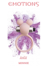 Розовое эрекционное виброколечко Emotions Minnie Light pink - Lola Games - в Самаре купить с доставкой