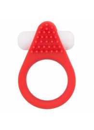 Красное эрекционное кольцо LIT-UP SILICONE STIMU RING 1 RED - Dream Toys - в Самаре купить с доставкой
