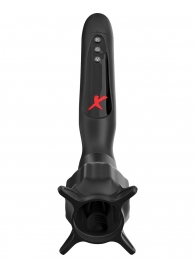 Чёрный вибростимулятор для головки члена с эффектом всасывания Vibrating Roto-Sucker - Pipedream - в Самаре купить с доставкой
