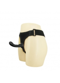 Страпон с изогнутой головкой Ultra Harness Curvy Dildo - 15,8 см. - Baile - купить с доставкой в Самаре