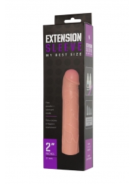 Насадка-удлинитель Extension sleeve телесного цвета - 18,5 см. - Sitabella - в Самаре купить с доставкой