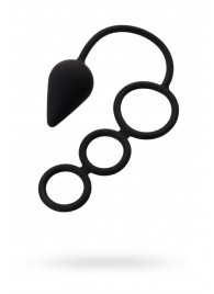 Тройное эрекционное кольцо с анальным хвостом Drop M-size - Erotist Adult Toys - в Самаре купить с доставкой