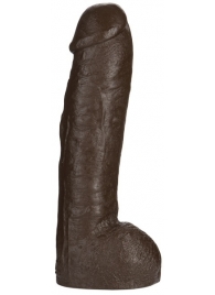 Большая насадка для трусиков Vac-U-Lock Realistic Hung - 31,7 см. - Doc Johnson - купить с доставкой в Самаре