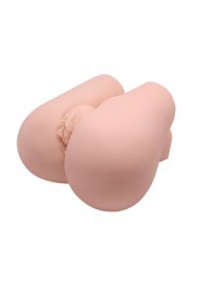 Реалистичный мастурбатор с вибрацией и двумя тоннелями - вагиной и анусом - Baile - в Самаре купить с доставкой