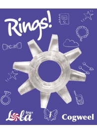 Прозрачное эрекционное кольцо Rings Cogweel - Lola Games - в Самаре купить с доставкой