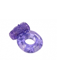 Фиолетовое эрекционное кольцо с вибрацией Rings Axle-pin - Lola Games - в Самаре купить с доставкой