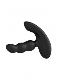 Черный силиконовый стимулятор простаты Levett Nitoc с пультом ДУ - Levett - в Самаре купить с доставкой