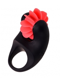 Чёрно-красное эрекционное виброкольцо Erotist - Erotist Adult Toys - в Самаре купить с доставкой