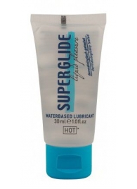 Гель-смазка на водной основе для чувствительной кожи Superglide - 30 мл. - HOT - купить с доставкой в Самаре