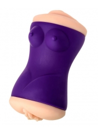 Двухсторонний мастурбатор JOS YARA в фиолетовой колбе - JOS - в Самаре купить с доставкой