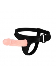 Телесный фаллоимитатор на трусиках Jessica Strap-On - 15,5 см. - Baile - купить с доставкой в Самаре