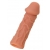 Телесная реалистичная насадка KOKOS Extreme Sleeve 05 с дополнительной стимуляцией - 12,7 см. - KOKOS - в Самаре купить с доставкой