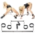 Комплект наручников и наножников с распорками Spread  em Bar and Cuff Set - Pipedream - купить с доставкой в Самаре