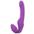 Фиолетовый безремневой вибрострапон DOUBLE DIPPER - Dream Toys - купить с доставкой в Самаре