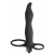 Черная вибронасадка для двойного проникновения Flirtini - 15,9 см. - Lola Games - купить с доставкой в Самаре